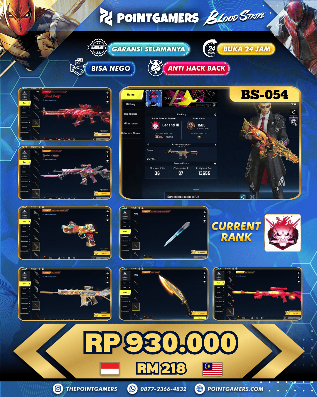 BS-054 - AK47 - CHIAROSCURO LEVEL 5, UZI - SCORPIUS LEVEL 2