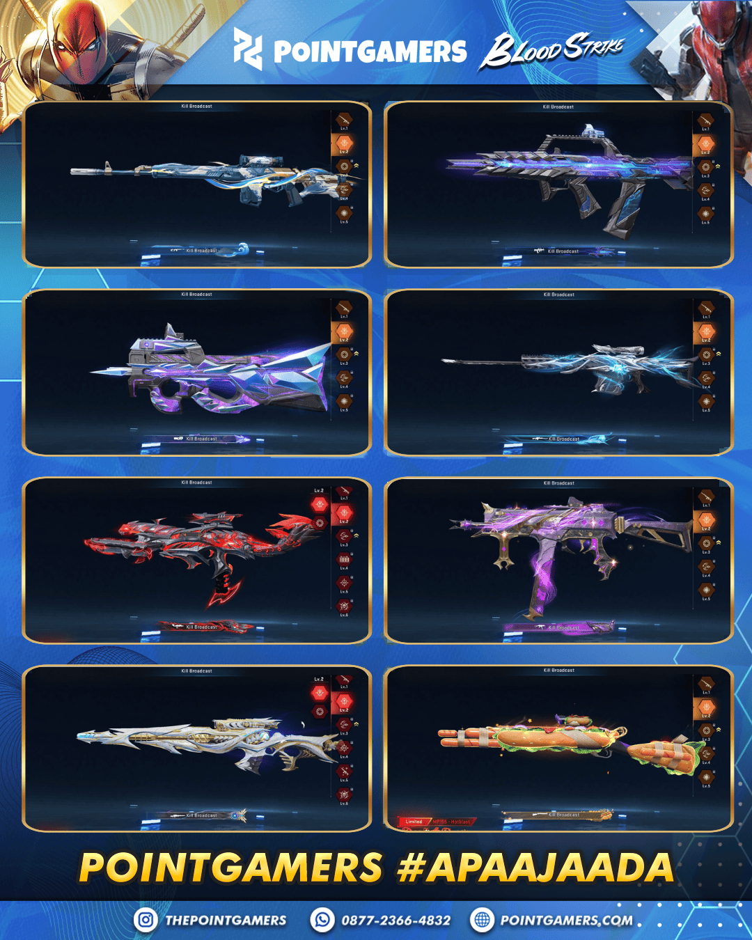 AK47 - CHIAROSCURO LEVEL 5, UZI - SCORPIUS LEVEL 2 2
