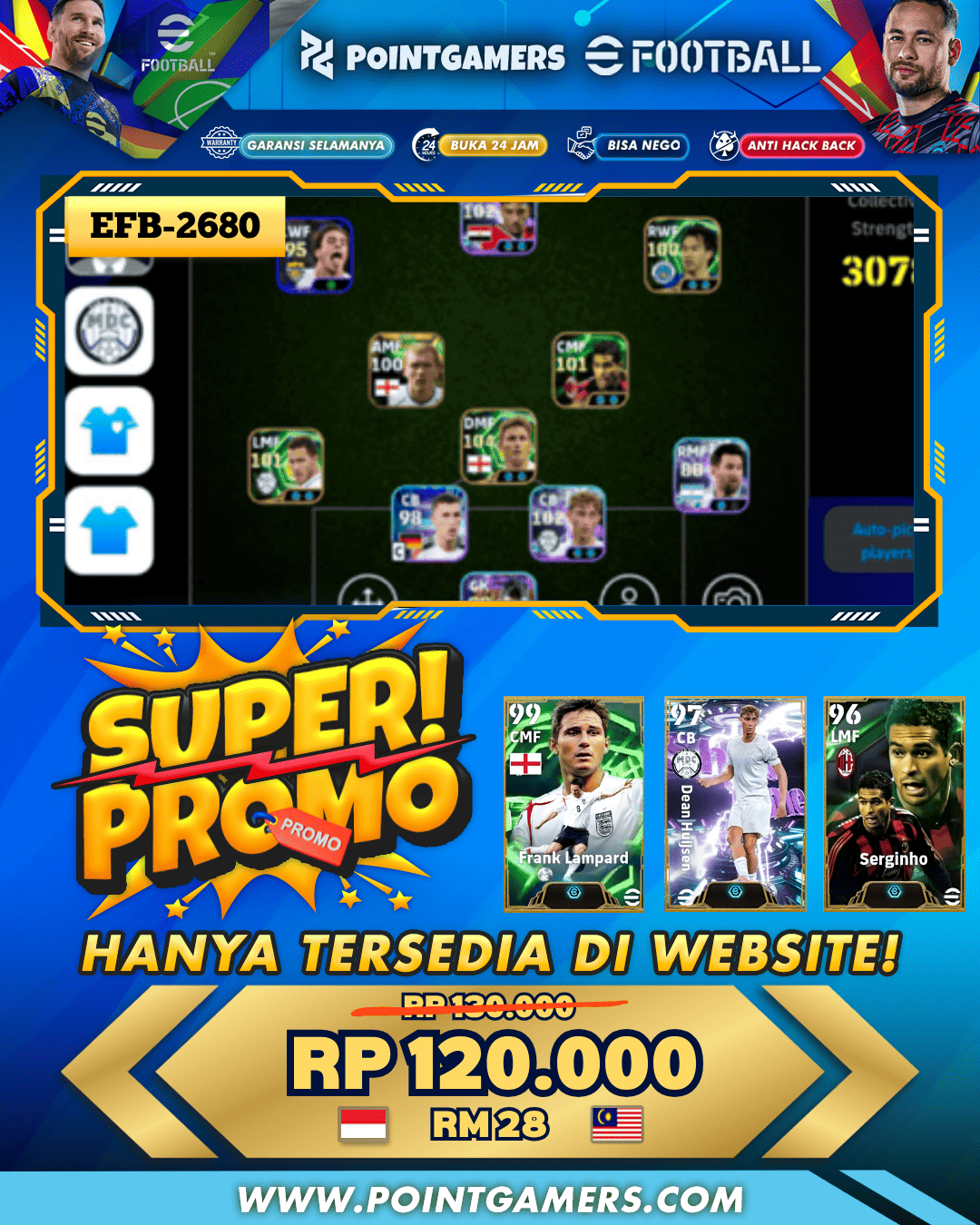 EFB-2680 - PROMO FRANK LAMPARD 99