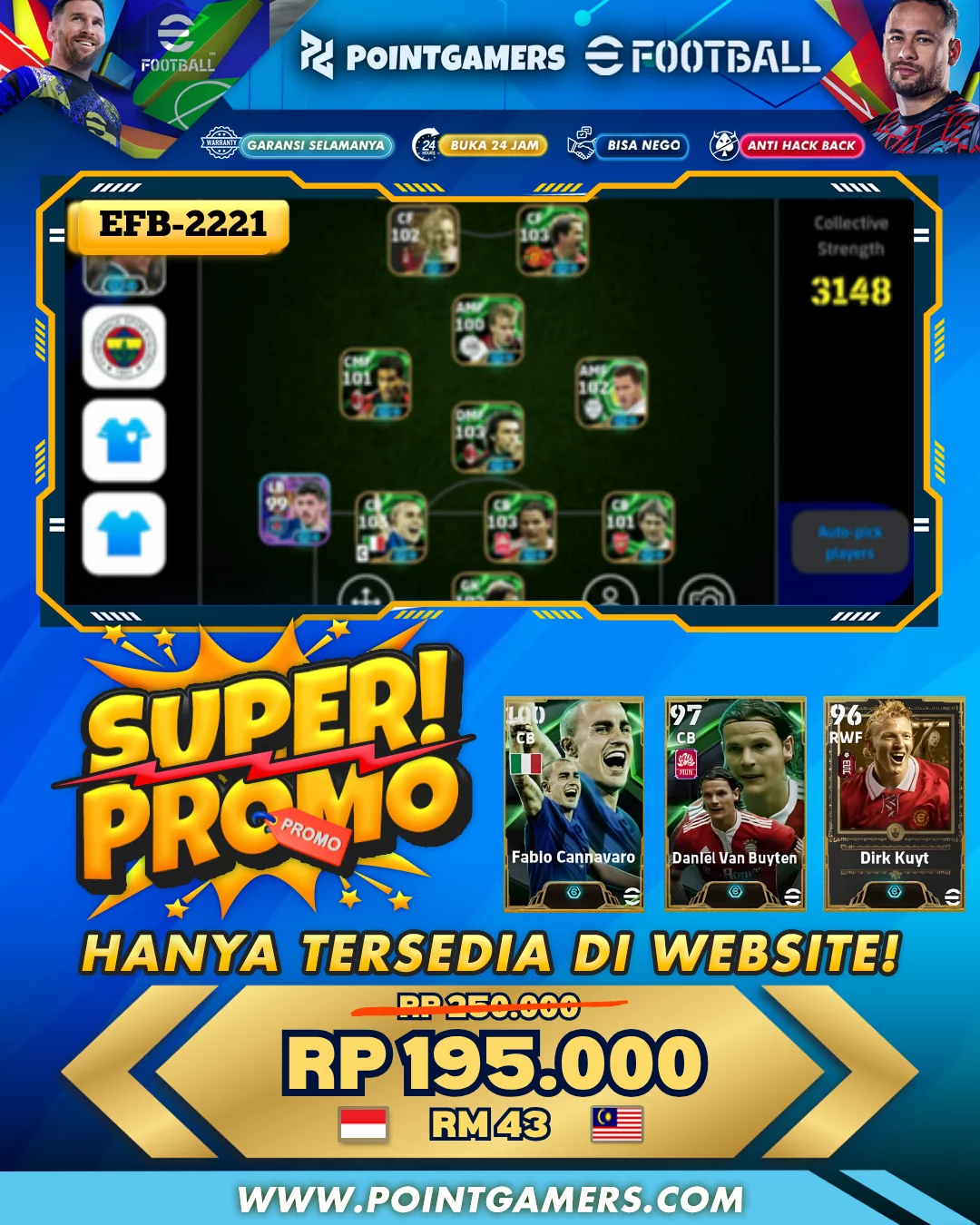 EFB-2221 - PROMO FABIO CANNAVARO 100