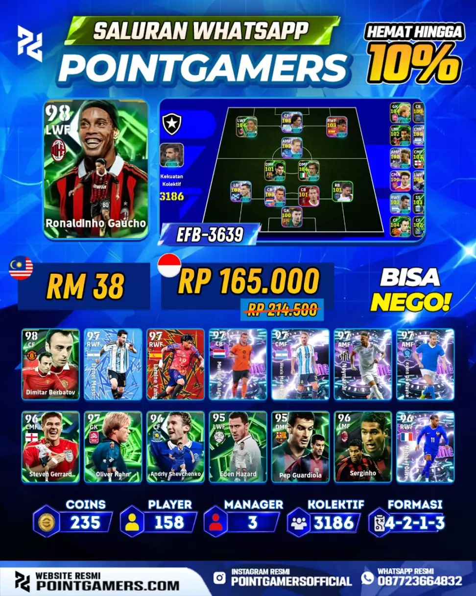 EFB-3639 - RONALDINHO GAUCHO 98