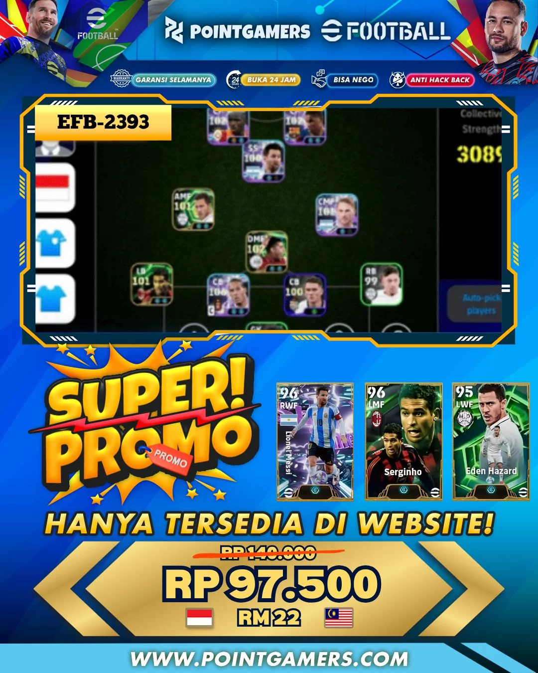 EFB-2393 - PROMO VIRGIL VAN DIJK 100