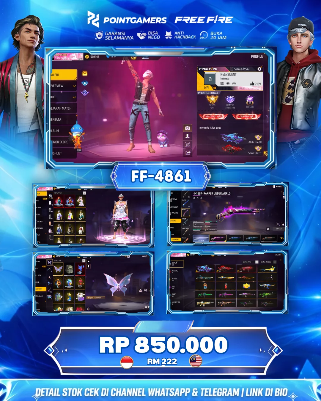 EVO 3 MAX 2, SG 2 :  UNGU MAMBA BUNNY 1