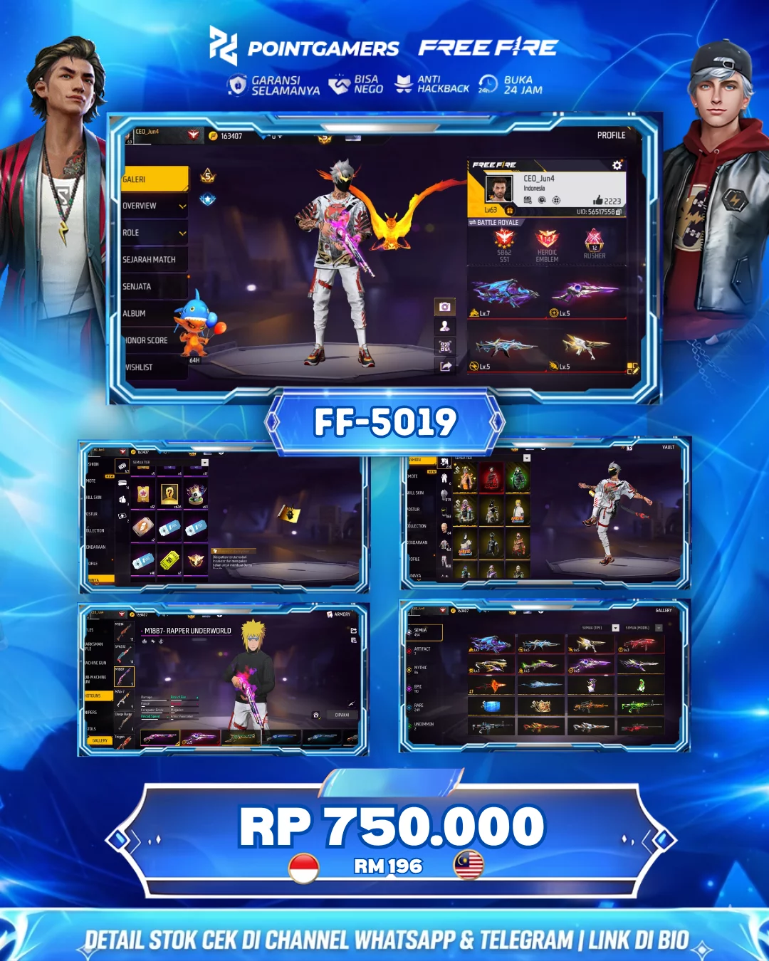 EVO 7 MAX 1 OTW 3 MAX, SG2 UNGU , LUMUT , TROMPET , EVO 1