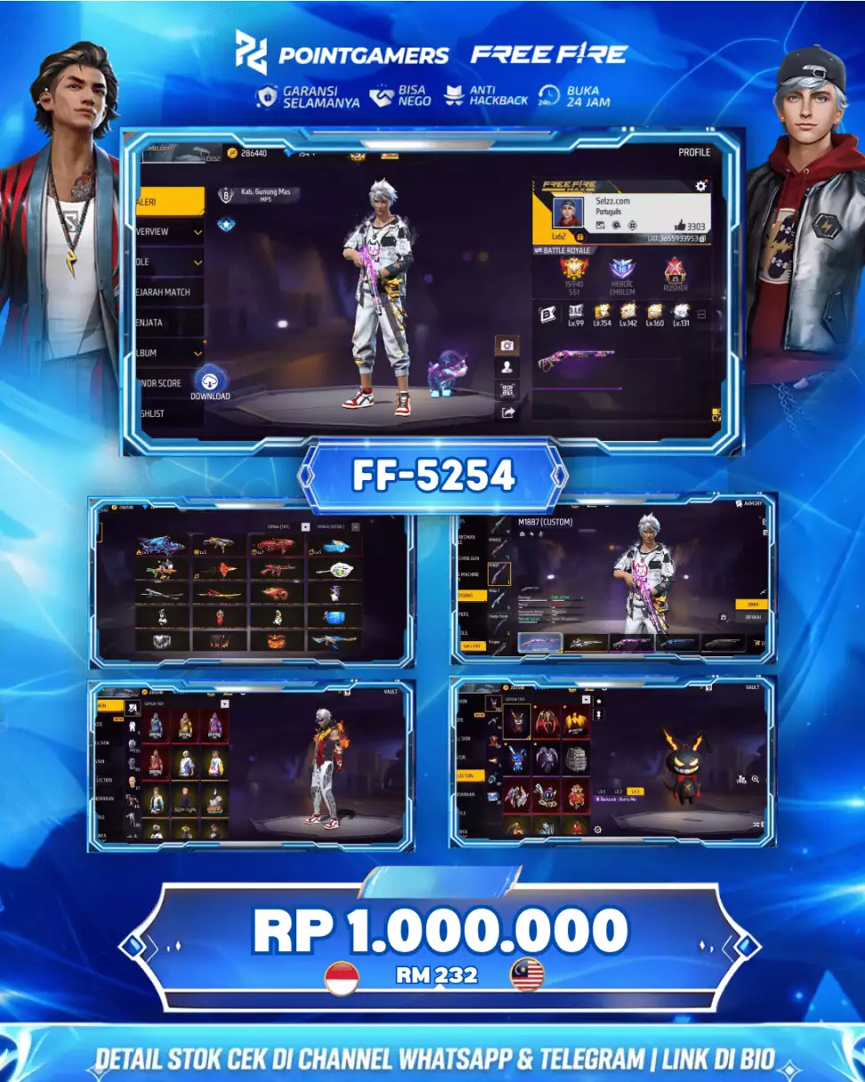 FF-5254 - OTW 4 EVO MAX, SG² UNGGU / RAPPER 3RASA