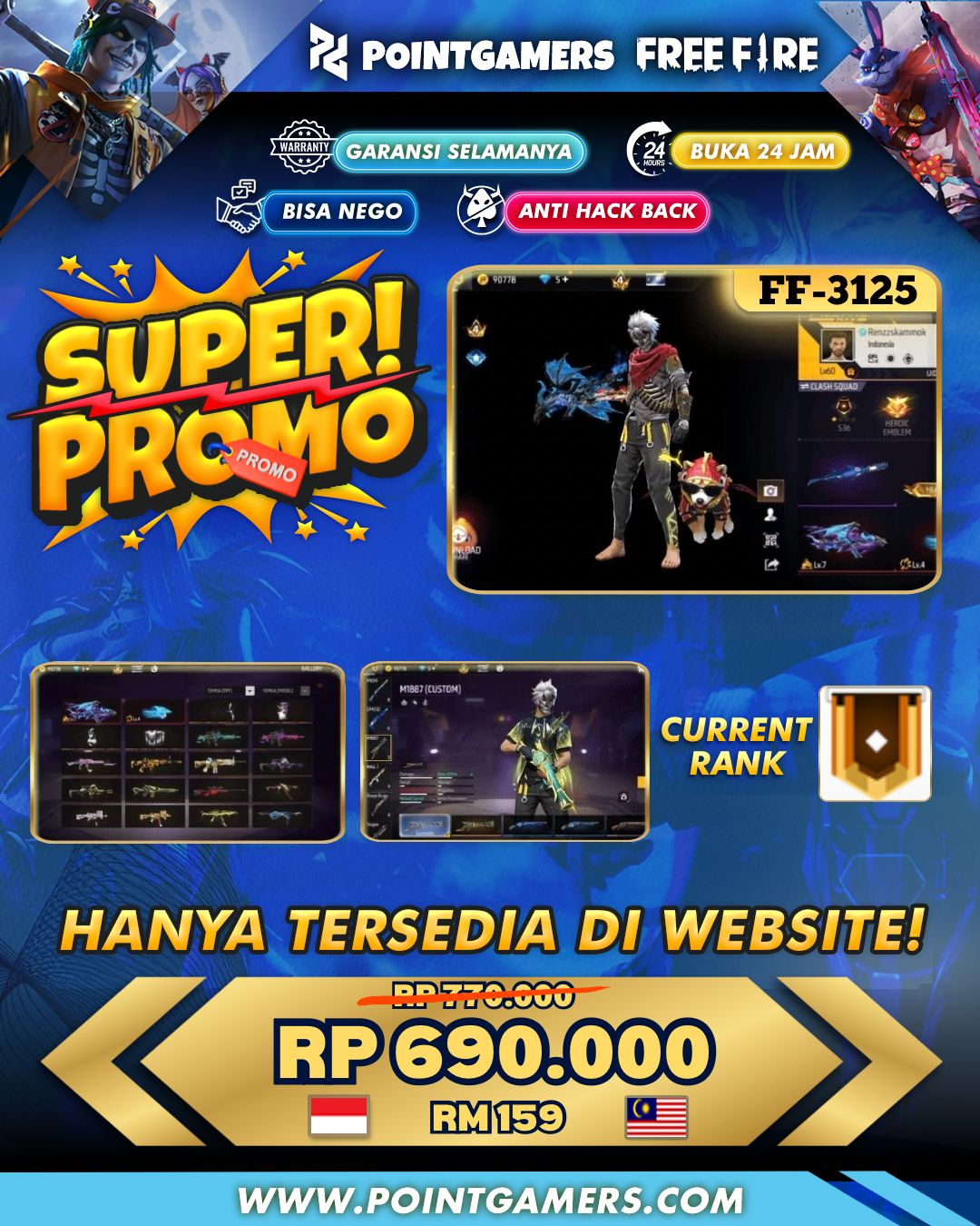 FF-3125 - PROMO 2 EVO GUN MAX, SG 3 RASA