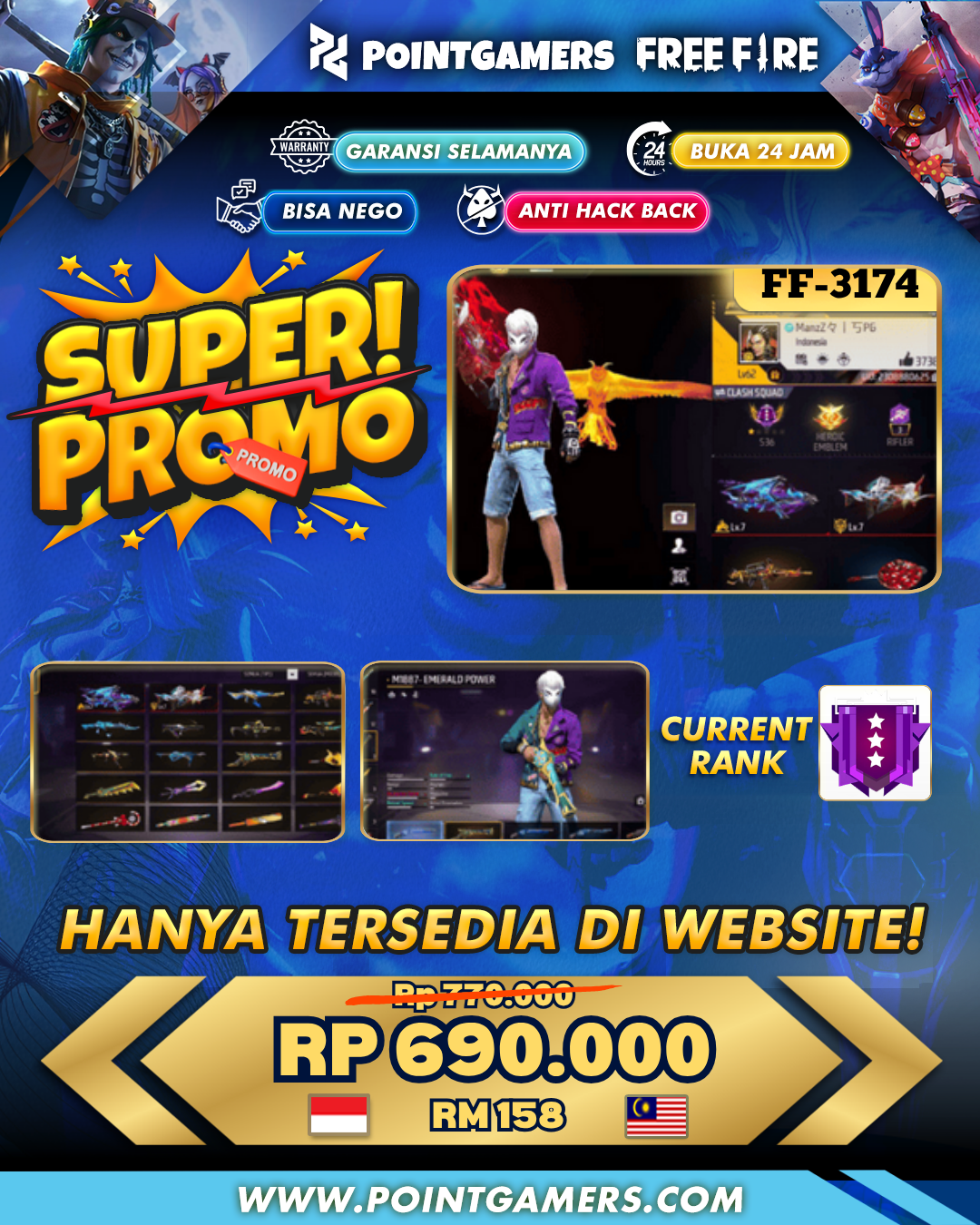 FF-3174 - PROMO 1 EVO GUN MAXXX, SG 4 RASA