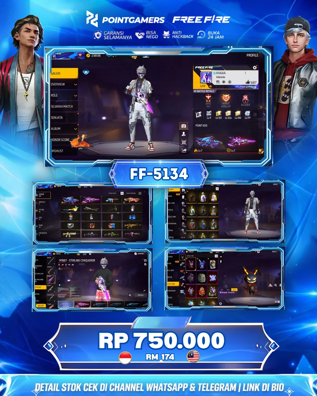 FF 5134 - EVO MAX 2, SG2 EVO + BUNNY