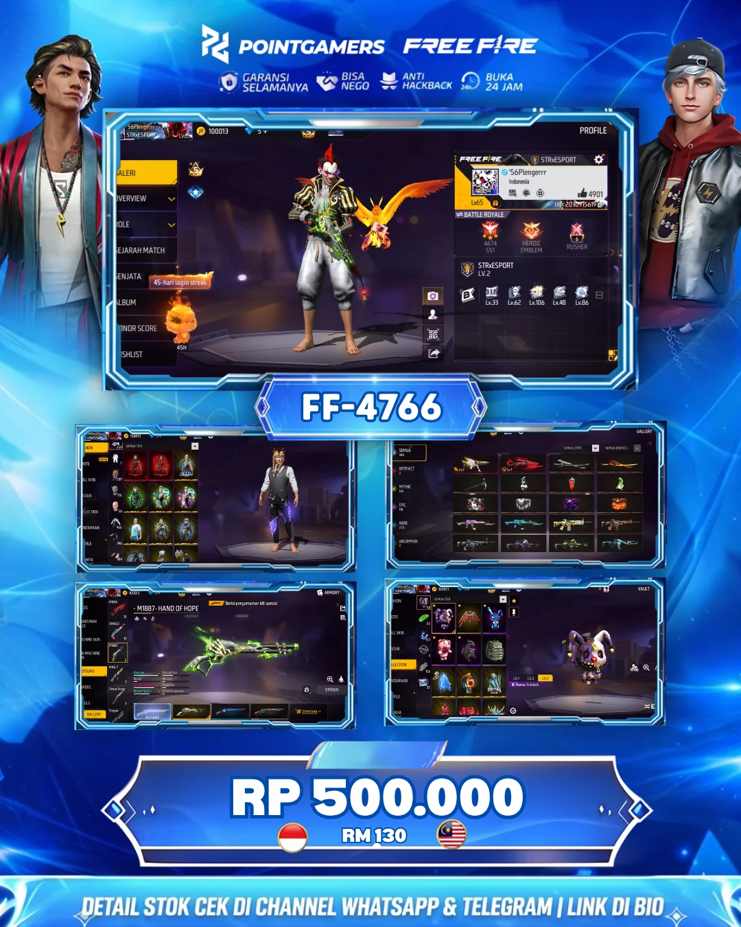 EVO : 2 MAX 1, SG 2 :  LUMUT MAMBA 1