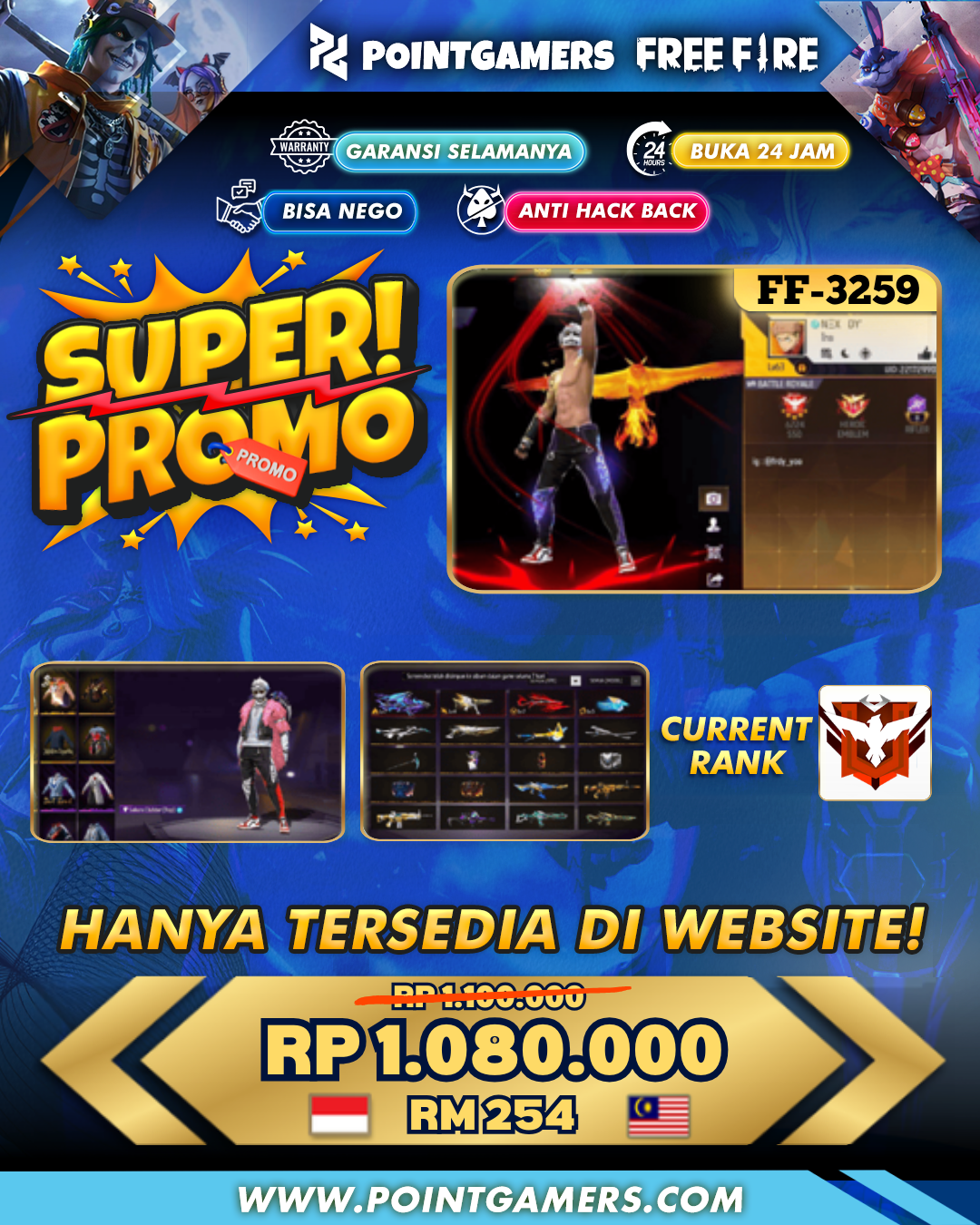 FF-3259 - PROMO SG 2 LUMUT,GURUN PASIR,MAMBA