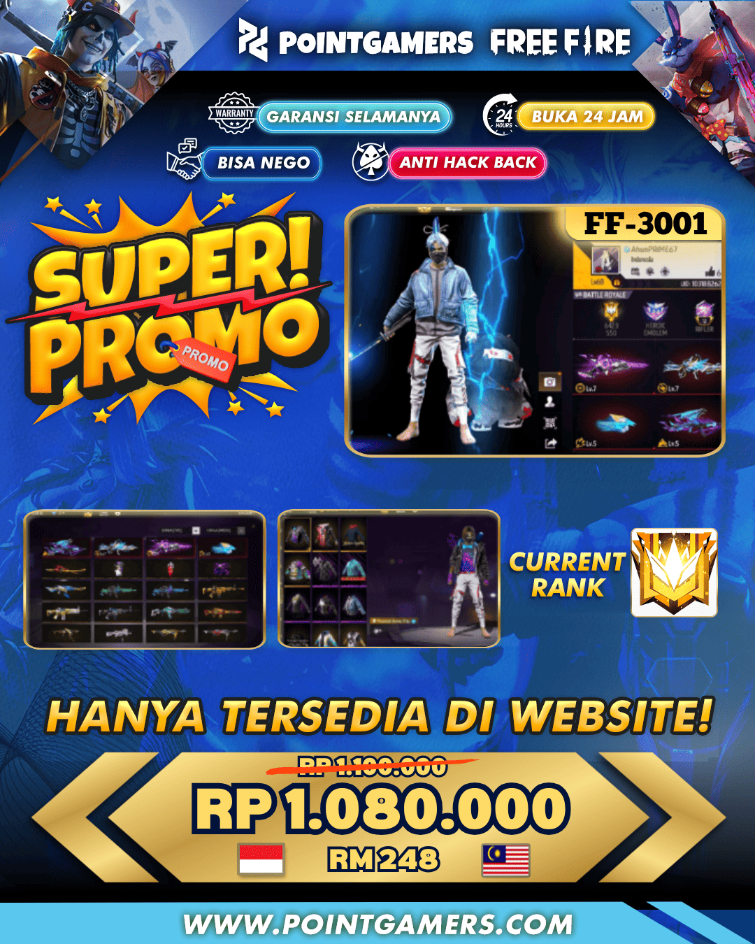 FF-3001 - PROMO 4 EVO GUN  3 MAXXX, SG 4 RASA