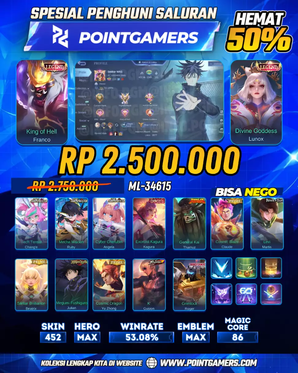 ML-34615 - FRANCO LEGEND, LUNOX LEGEND