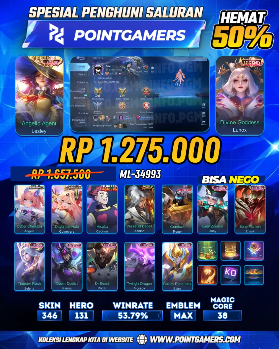 ML-34993 - LESLEY LEGEND, LUNOX LEGEND