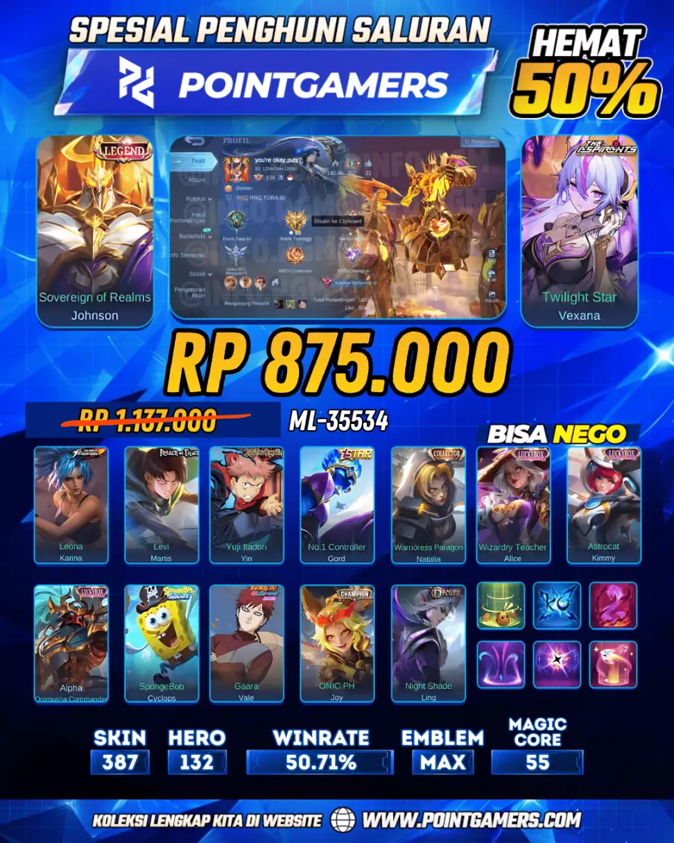 ML-35534 - JOHNSON LEGEND, VEXANA ASPIRANT