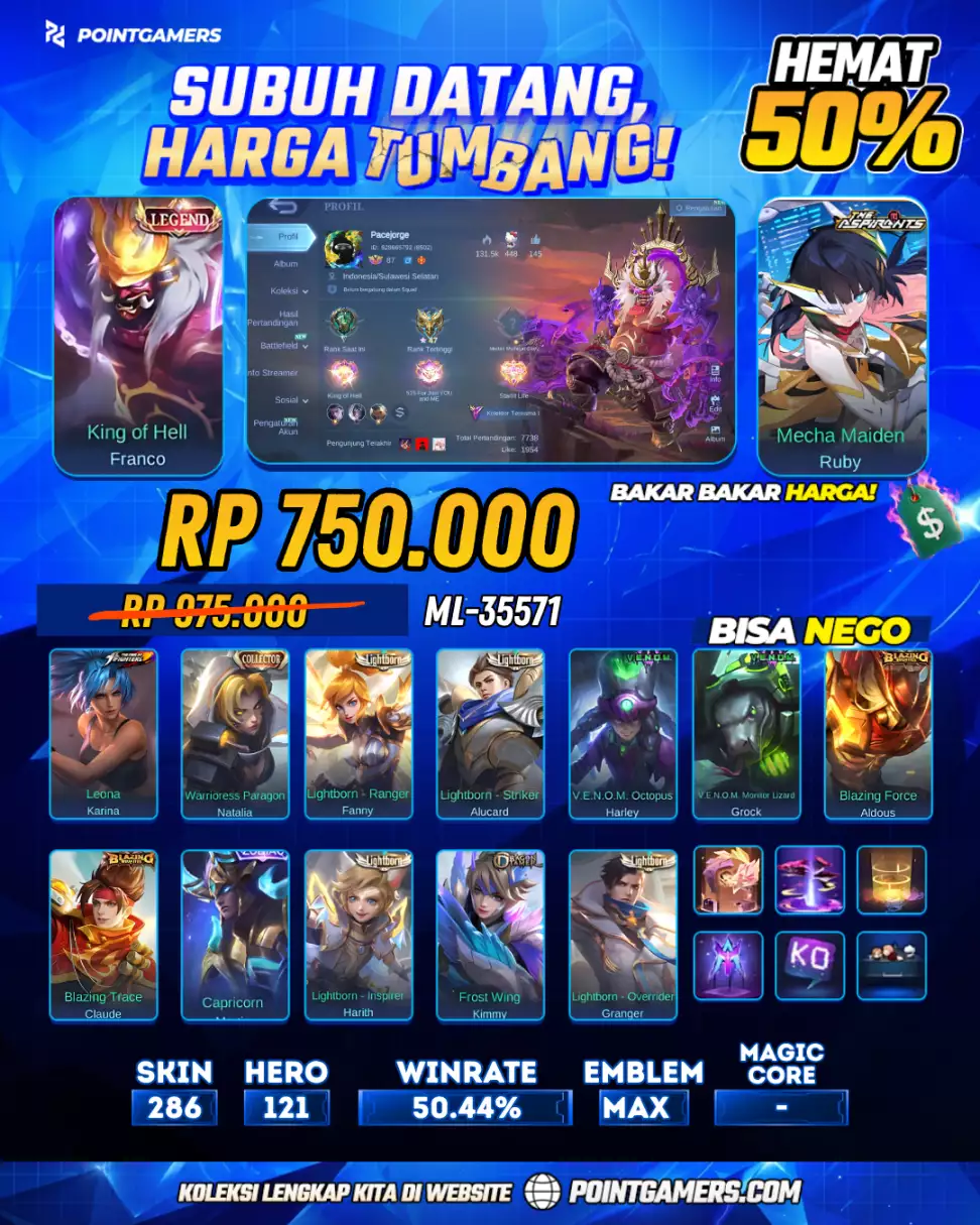 ML-35571 - FRANCO LEGEND, RUBY ASPIRANTS