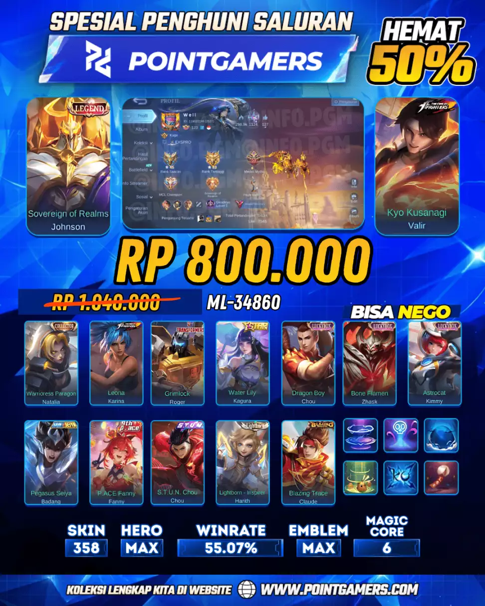 ML-34860 - JOHNSON LEGEND, VALIR KOF