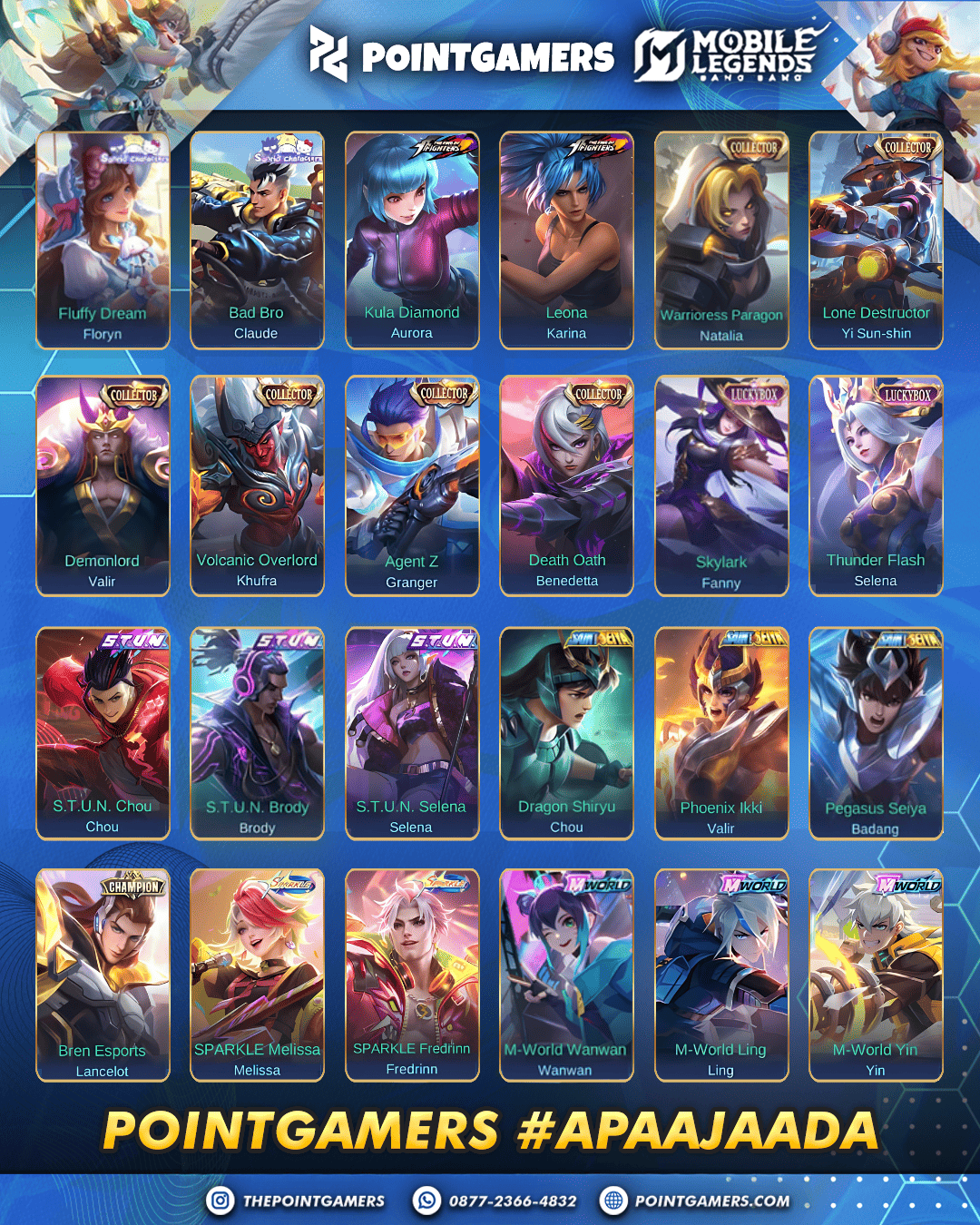 PROMO FREYA LEGEND, GUSION LEGEND, FRANCO LEGEND, SABER LEGEND 3