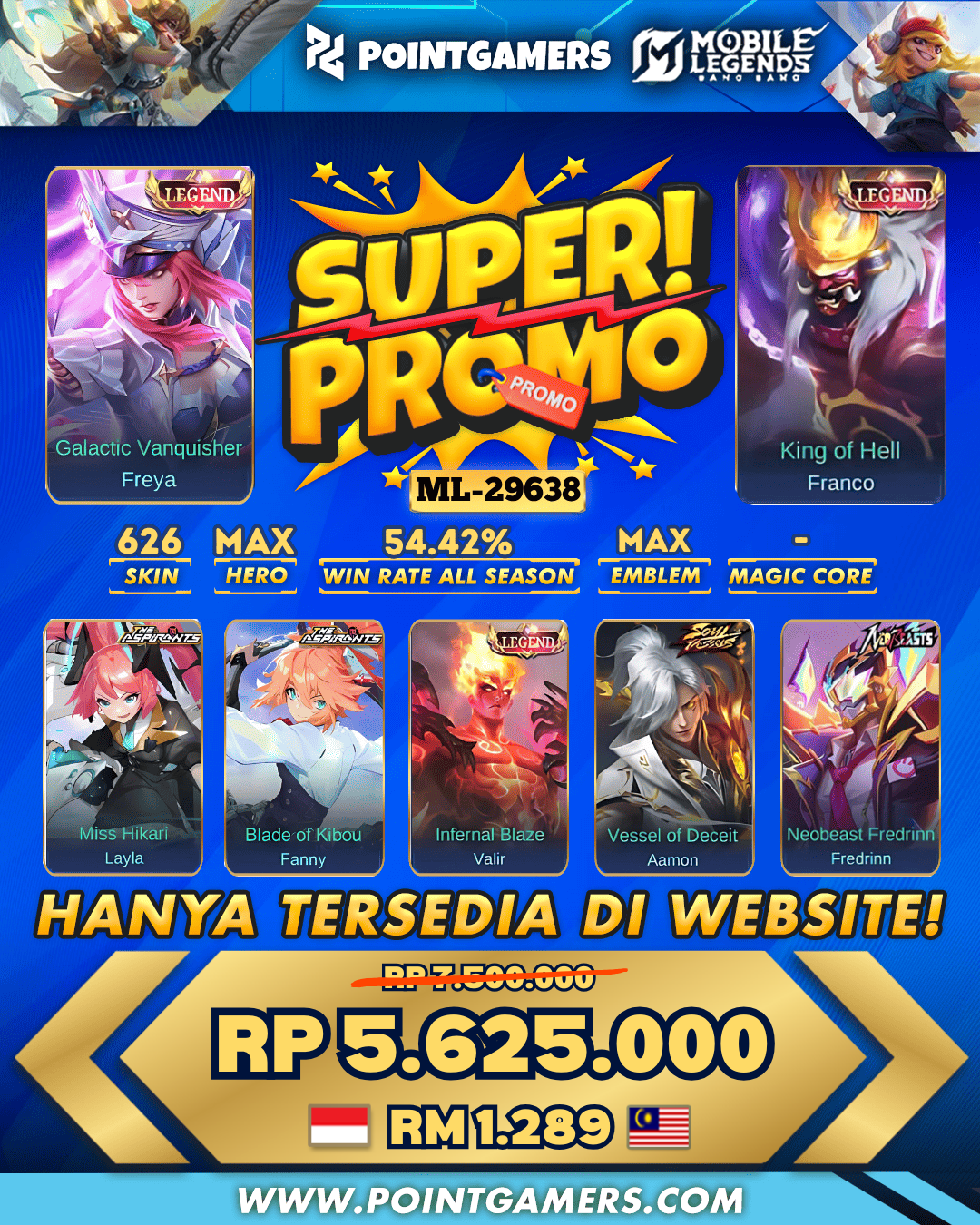 ML-29638 - PROMO FRANCO LEGEND, FREYA LEGEND