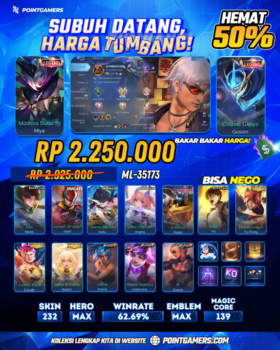 ML-35173 - MIYA LEGEND, GUSION LEGEND