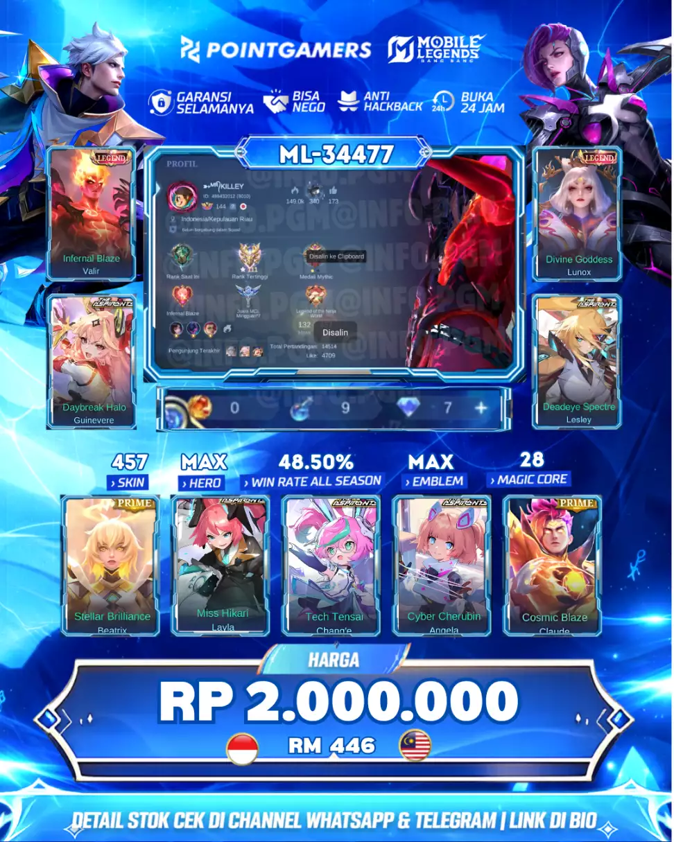 ML-34477 - VALIR LEGEND, LUNOX LEGEND