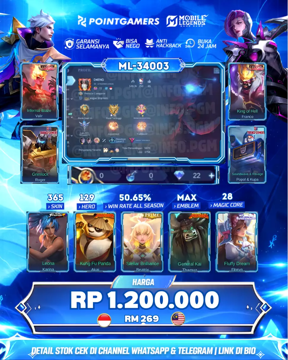 ML-34003 - FRANCO LEGEND, VALIR LEGEND