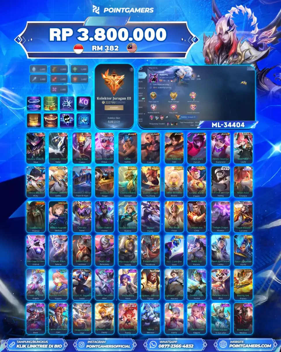 ML-34404 - MIYA LEGEND, SABER LEGEND