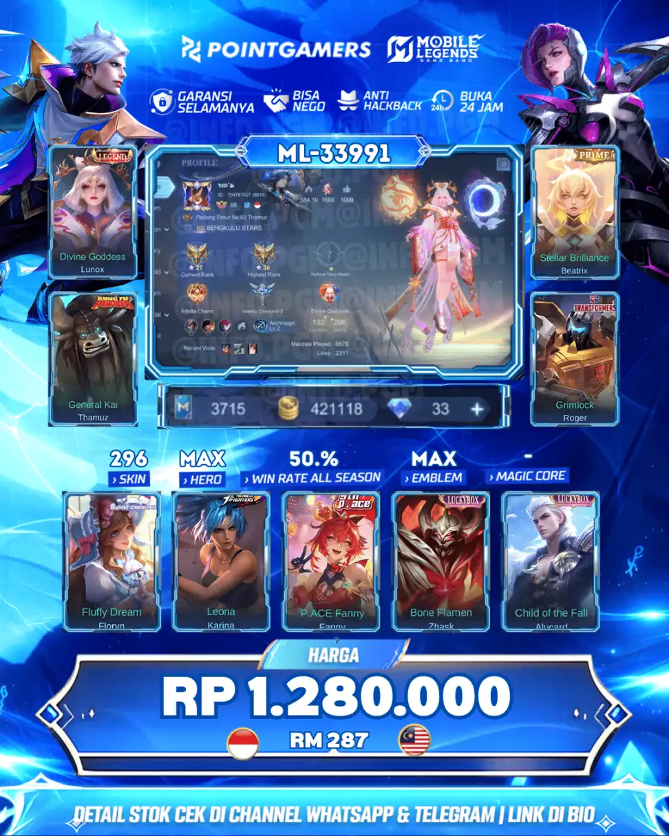 ML-33991 - LUNOX LEGEND, BEATRIX PRIME
