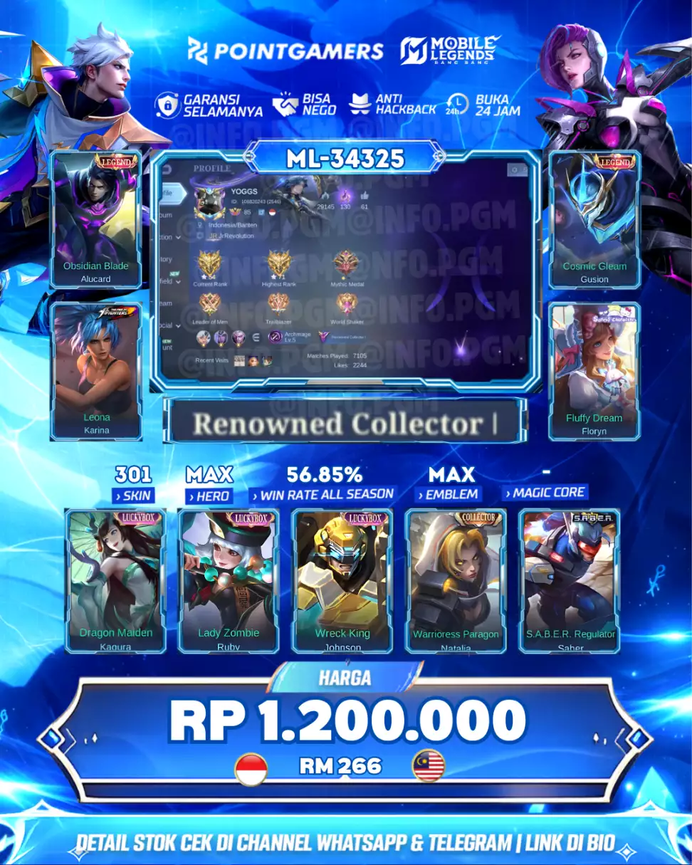 ML-34325 - ALUCARD LEGEND, GUSION LEGEND