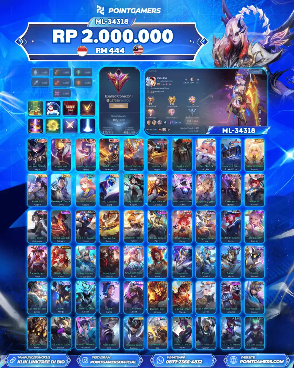ML-34318 - FRANCO LEGEND, FANNY LEGEND, GRANGER LEGEND, MIYA LEGEND