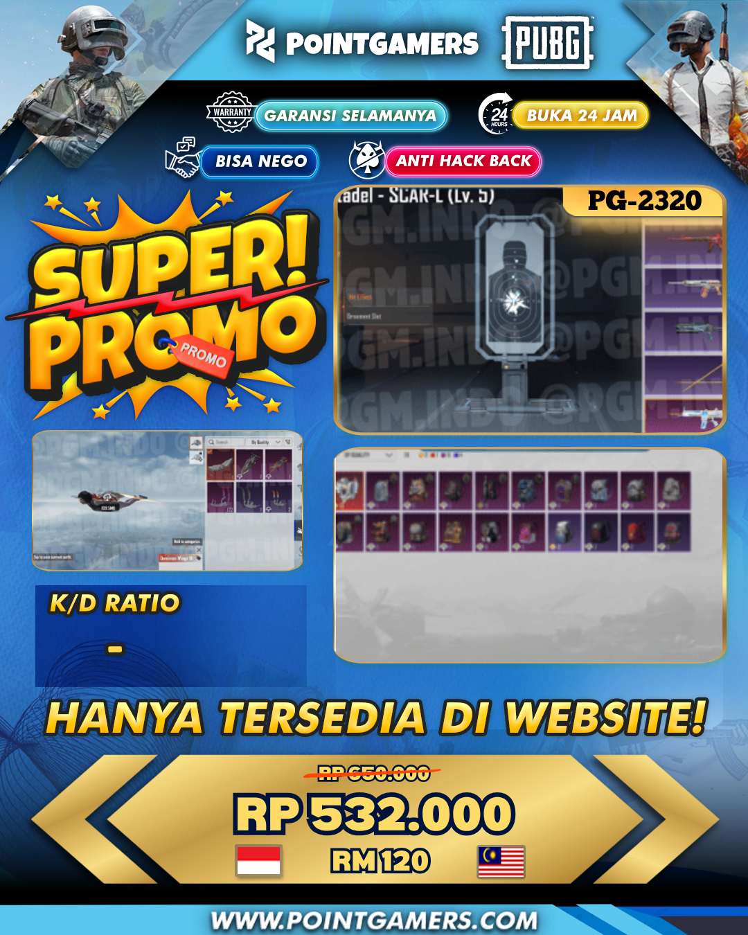 PG-2320 - PROMO SPYxFAMILY YOR STILETTOS LV 1, M762 8-BIT UNICORN LV 4