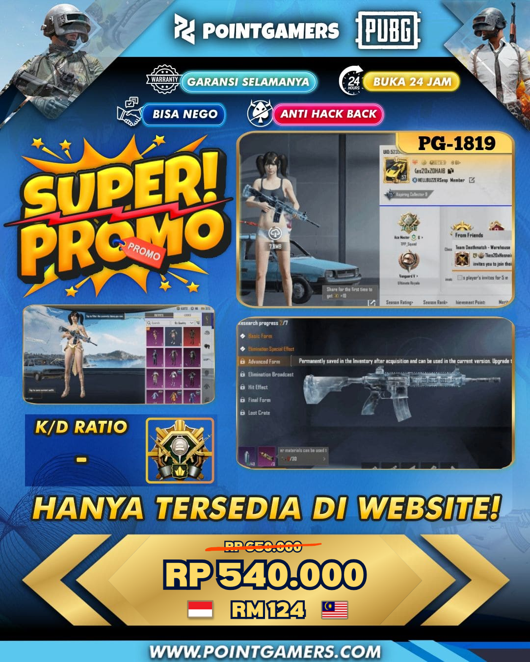 PG-1819 - PROMO M4 GLACIER 2, KAR KITTY KADANCE LV 1