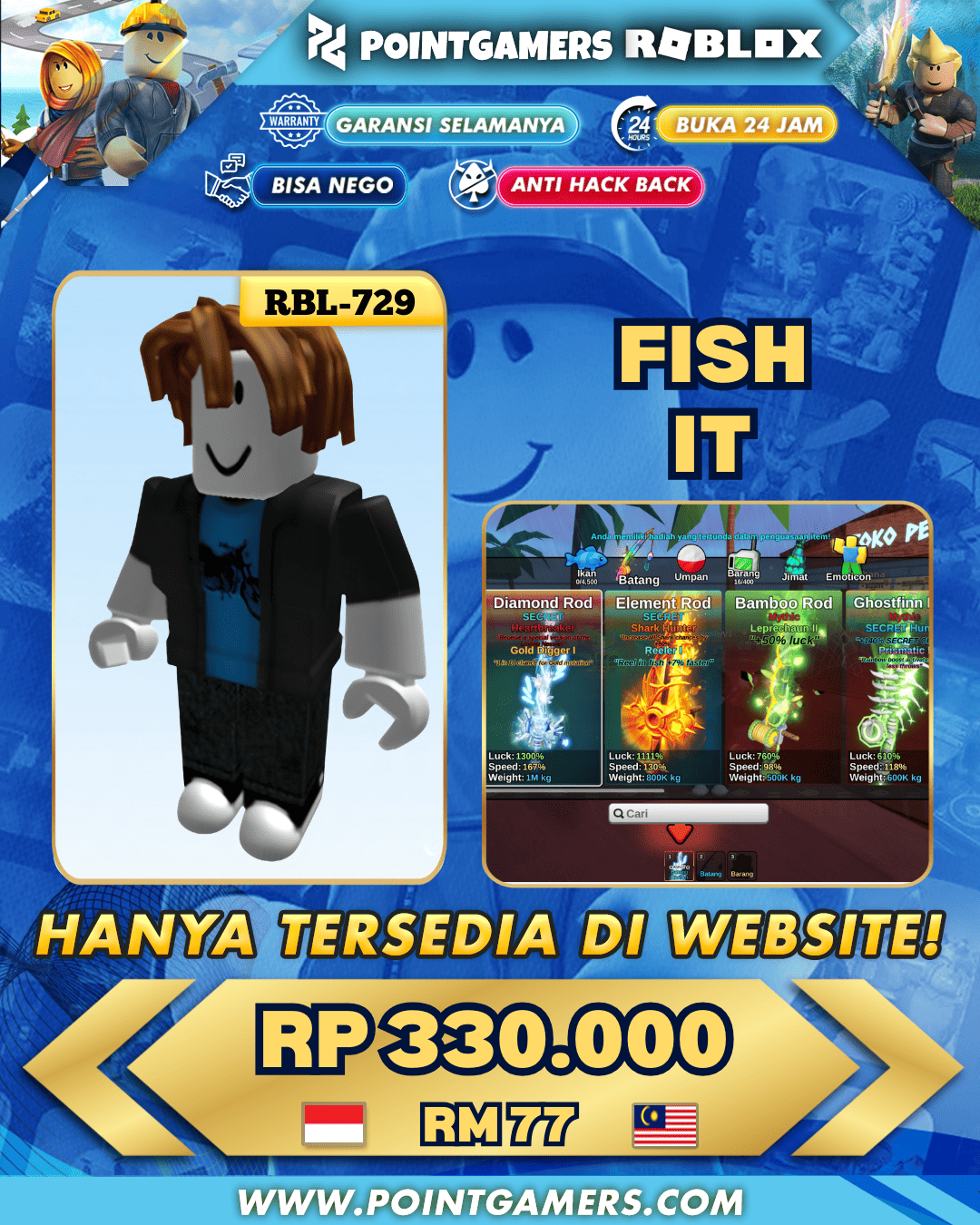 RBL-0729 - 6 M COIN, LVL 690